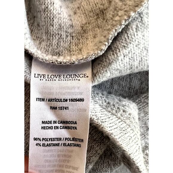 Live Love Lounge Karen Neuburger Sweater Women Small Winter Fall Neutral Minimal - Picture 7 of 8